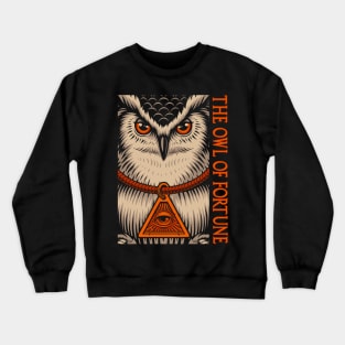 The Owl of Fortune Crewneck Sweatshirt